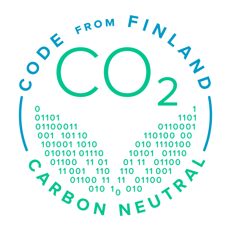 Code from Finland Carbon Neutral symbol.