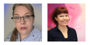 Saara Reiman ja Elina Tapio.